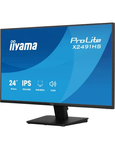 iiyama ProLite X2491HS-B1 pantalla para PC 60,5 cm (23.8") 1920 x 1080 Pixeles Full HD LCD Negro