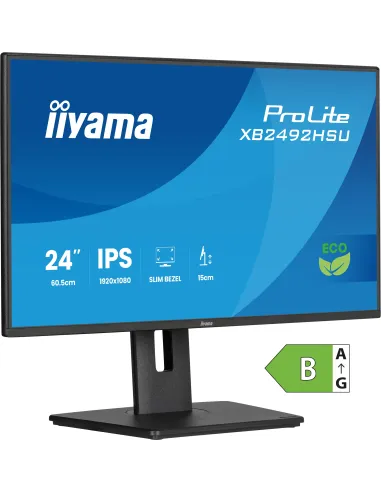 iiyama ProLite XB2492HSU-B1 pantalla para PC 60,5 cm (23.8") 1920 x 1080 Pixeles Full HD LED Negro