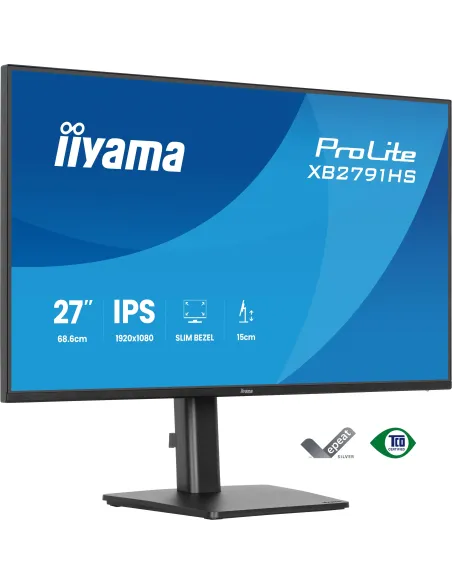 iiyama ProLite XB2791HS-B1 pantalla para PC 68,6 cm (27") 1920 x 1080 Pixeles Full HD LED Negro
