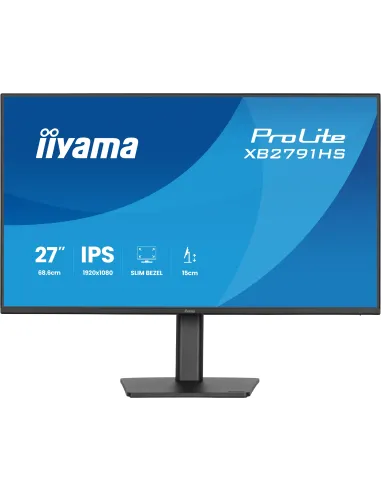 iiyama ProLite XB2791HS-B1 pantalla para PC 68,6 cm (27") 1920 x 1080 Pixeles Full HD LED Negro