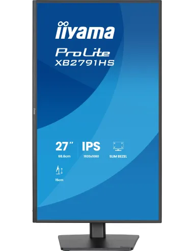 iiyama ProLite XB2791HS-B1 pantalla para PC 68,6 cm (27") 1920 x 1080 Pixeles Full HD LED Negro