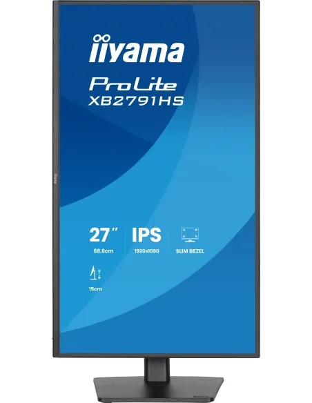 iiyama ProLite XB2791HS-B1 pantalla para PC 68,6 cm (27") 1920 x 1080 Pixeles Full HD LED Negro