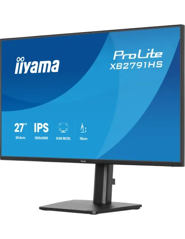 iiyama ProLite XB2791HS-B1 pantalla para PC 68,6 cm (27") 1920 x 1080 Pixeles Full HD LED Negro