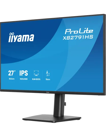 iiyama ProLite XB2791HS-B1 pantalla para PC 68,6 cm (27") 1920 x 1080 Pixeles Full HD LED Negro