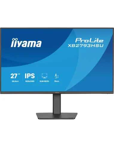 iiyama ProLite XB2793HSU-B1 pantalla para PC 68,6 cm (27") 1920 x 1080 Pixeles Full HD LED Negro