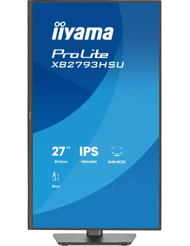 iiyama ProLite XB2793HSU-B1 pantalla para PC 68,6 cm (27") 1920 x 1080 Pixeles Full HD LED Negro