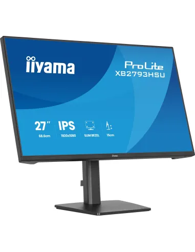 iiyama ProLite XB2793HSU-B1 pantalla para PC 68,6 cm (27") 1920 x 1080 Pixeles Full HD LED Negro