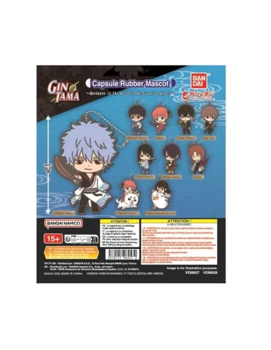 Set gashapon 40 articulos gintama capsule rubber mascot