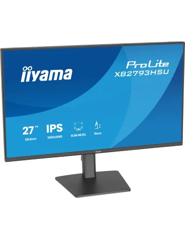 iiyama ProLite XB2793HSU-B1 pantalla para PC 68,6 cm (27") 1920 x 1080 Pixeles Full HD LED Negro