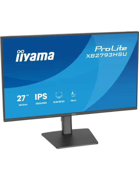 iiyama ProLite XB2793HSU-B1 pantalla para PC 68,6 cm (27") 1920 x 1080 Pixeles Full HD LED Negro
