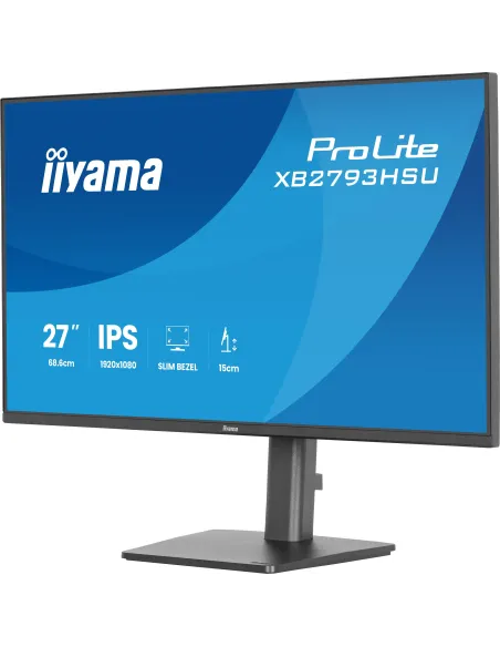 iiyama ProLite XB2793HSU-B1 pantalla para PC 68,6 cm (27") 1920 x 1080 Pixeles Full HD LED Negro