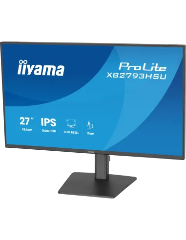 iiyama ProLite XB2793HSU-B1 pantalla para PC 68,6 cm (27") 1920 x 1080 Pixeles Full HD LED Negro