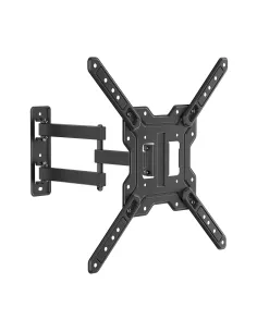 AISENS Soporte Eco Giratorio, Inclinable Para Monitor TV 30kg (3 Pivotes) De 23"-65", Negro