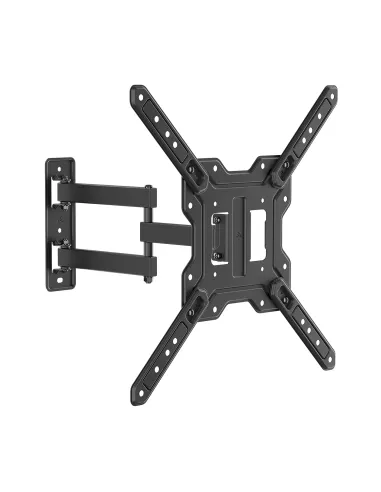 AISENS Soporte Eco Giratorio, Inclinable Para Monitor TV 30kg (3 Pivotes) De 23"-65", Negro