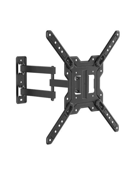 AISENS Soporte Eco Giratorio, Inclinable Para Monitor TV 30kg (3 Pivotes) De 23"-65", Negro
