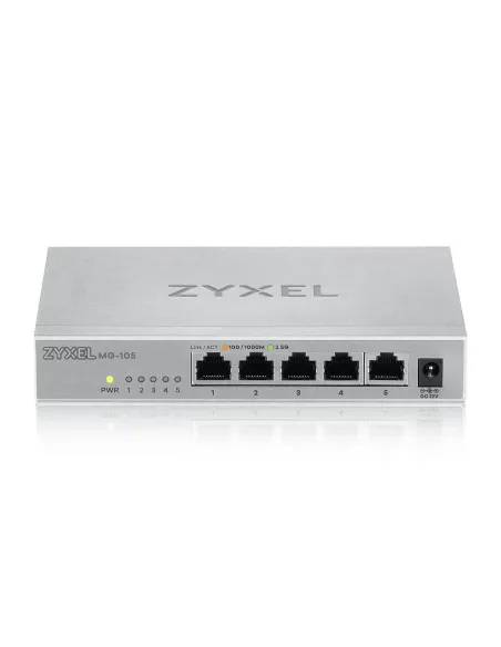 Zyxel XMG-105 No administrado 2.5G Ethernet (100 1000 2500) Gris