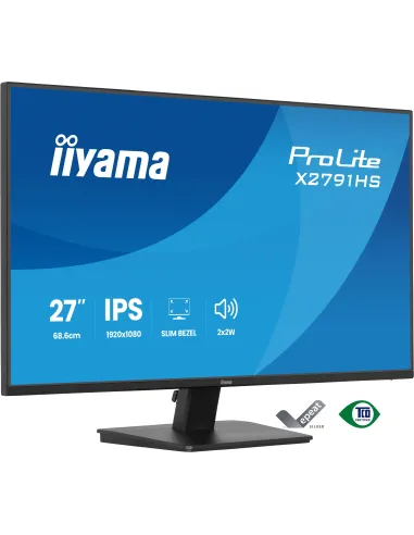 iiyama ProLite X2791HS-B1 pantalla para PC 68,6 cm (27") 1920 x 1080 Pixeles Full HD LED Negro