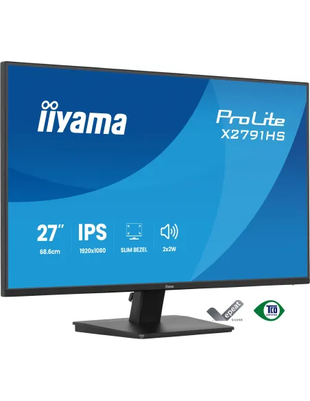 iiyama ProLite X2791HS-B1 pantalla para PC 68,6 cm (27") 1920 x 1080 Pixeles Full HD LED Negro