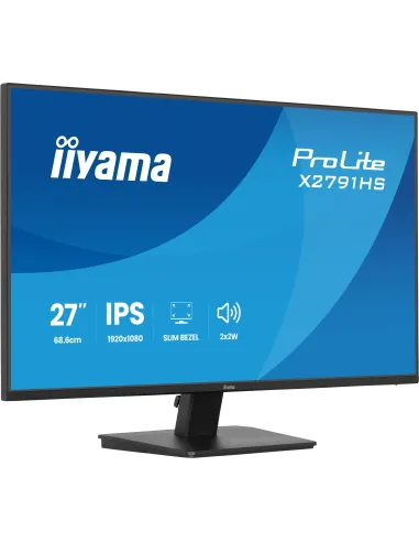 iiyama ProLite X2791HS-B1 pantalla para PC 68,6 cm (27") 1920 x 1080 Pixeles Full HD LED Negro