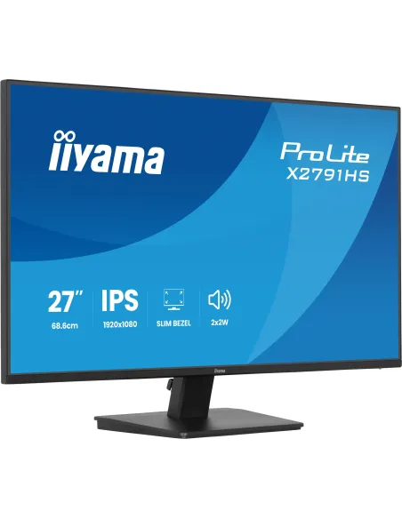 iiyama ProLite X2791HS-B1 pantalla para PC 68,6 cm (27") 1920 x 1080 Pixeles Full HD LED Negro