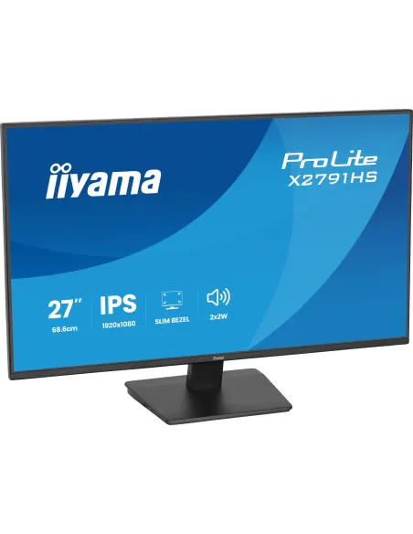 iiyama ProLite X2791HS-B1 pantalla para PC 68,6 cm (27") 1920 x 1080 Pixeles Full HD LED Negro