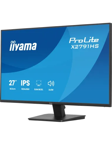 iiyama ProLite X2791HS-B1 pantalla para PC 68,6 cm (27") 1920 x 1080 Pixeles Full HD LED Negro