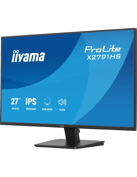 iiyama ProLite X2791HS-B1 pantalla para PC 68,6 cm (27") 1920 x 1080 Pixeles Full HD LED Negro