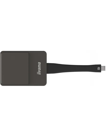 iiyama WP D002C adaptador Smart TV USB 4K Ultra HD Negro, Plata