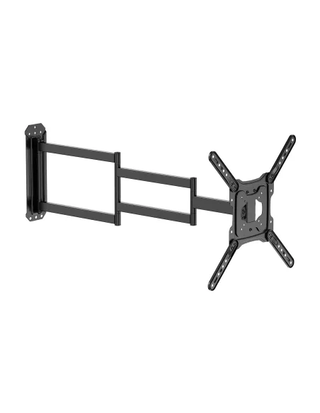 AISENS Soporte Eco Giratorio, Inclinable y Nivelable para Monitor TV 35kg de 23"-65", Negro
