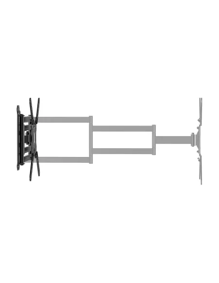 AISENS Soporte Eco Giratorio, Inclinable y Nivelable para Monitor TV 35kg de 23"-65", Negro