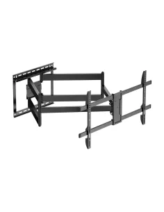 AISENS Soporte Eco Giratorio, Inclinable y Nivelable para Monitor TV 60kg de 43"-90", Negro