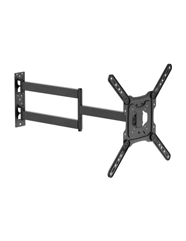 AISENS Soporte Eco Giratorio, Inclinable y Nivelable para Monitor TV 35kg de 23"-65", Negro