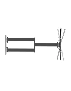 AISENS Soporte Eco Giratorio, Inclinable y Nivelable para Monitor TV 35kg de 23"-65", Negro 2