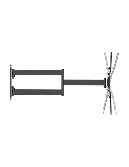 AISENS Soporte Eco Giratorio, Inclinable y Nivelable para Monitor TV 35kg de 23"-65", Negro