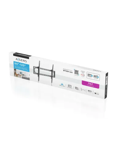AISENS Soporte eco inclinable para Monitor TV 160kg de 60-120, Negro