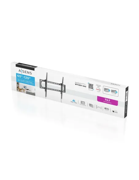 AISENS Soporte eco inclinable para Monitor TV 160kg de 60-120, Negro