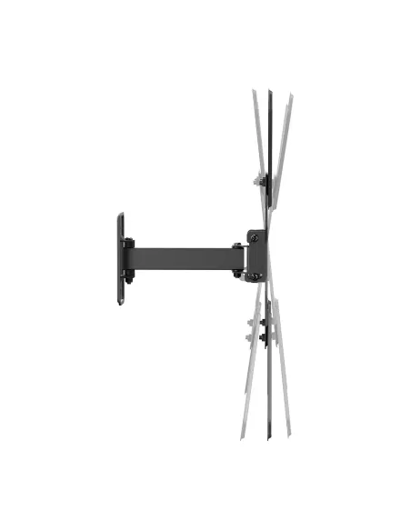 AISENS Soporte Eco Giratorio, Inclinable Para Monitor TV 30kg (2 Pivotes) De 23"-65", Negro