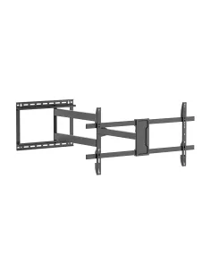 AISENS Soporte Pro Giratorio, Inclinable y Nivelable para Monitor TV 50kg de 43"-80", Negro