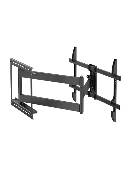 AISENS Soporte Pro Giratorio, Inclinable y Nivelable para Monitor TV 50kg de 43"-80", Negro