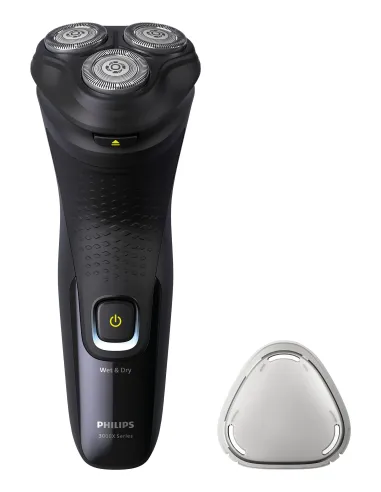 Philips X3021 00 afeitadora Máquina de afeitar de rotación Recortadora Negro