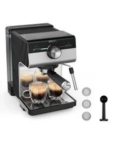 Krups Authentic+ XP384E10 cafetera eléctrica Semi-automática Máquina espresso 2 L
