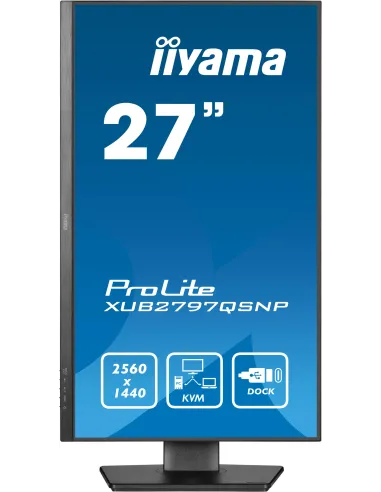 iiyama ProLite XUB2797QSNP-B1 pantalla para PC 68,6 cm (27") 2560 x 1440 Pixeles Quad HD LED Negro