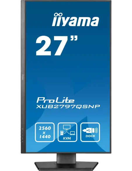 iiyama ProLite XUB2797QSNP-B1 pantalla para PC 68,6 cm (27") 2560 x 1440 Pixeles Quad HD LED Negro