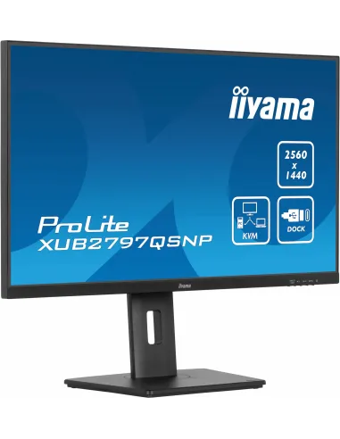 iiyama ProLite XUB2797QSNP-B1 pantalla para PC 68,6 cm (27") 2560 x 1440 Pixeles Quad HD LED Negro