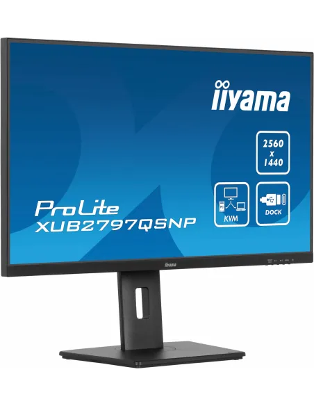 iiyama ProLite XUB2797QSNP-B1 pantalla para PC 68,6 cm (27") 2560 x 1440 Pixeles Quad HD LED Negro
