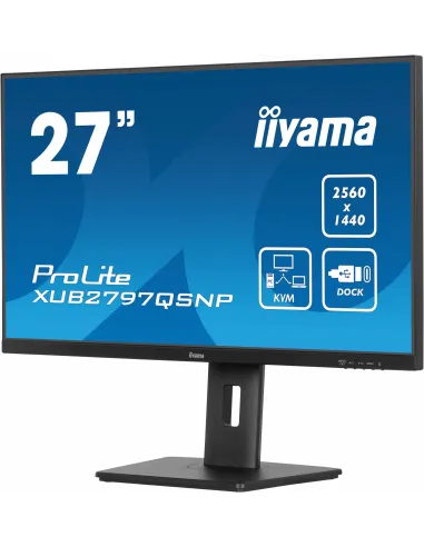 iiyama ProLite XUB2797QSNP-B1 pantalla para PC 68,6 cm (27") 2560 x 1440 Pixeles Quad HD LED Negro