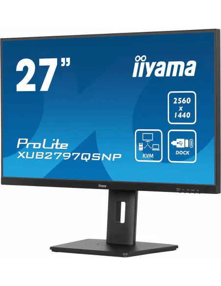 iiyama ProLite XUB2797QSNP-B1 pantalla para PC 68,6 cm (27") 2560 x 1440 Pixeles Quad HD LED Negro