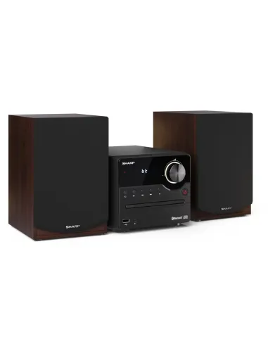 Sharp XL-B512(BR) sistema de audio para el hogar Microcadena de música para uso doméstico 45 W Marrón