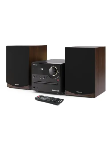 Sharp XL-B512(BR) sistema de audio para el hogar Microcadena de música para uso doméstico 45 W Marrón