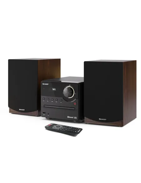 Sharp XL-B512(BR) sistema de audio para el hogar Microcadena de música para uso doméstico 45 W Marrón
